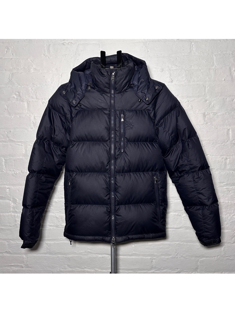Polo Ralph Lauren Performance Logo Quilted Men's Navy Dark Blue Puffer Jacket